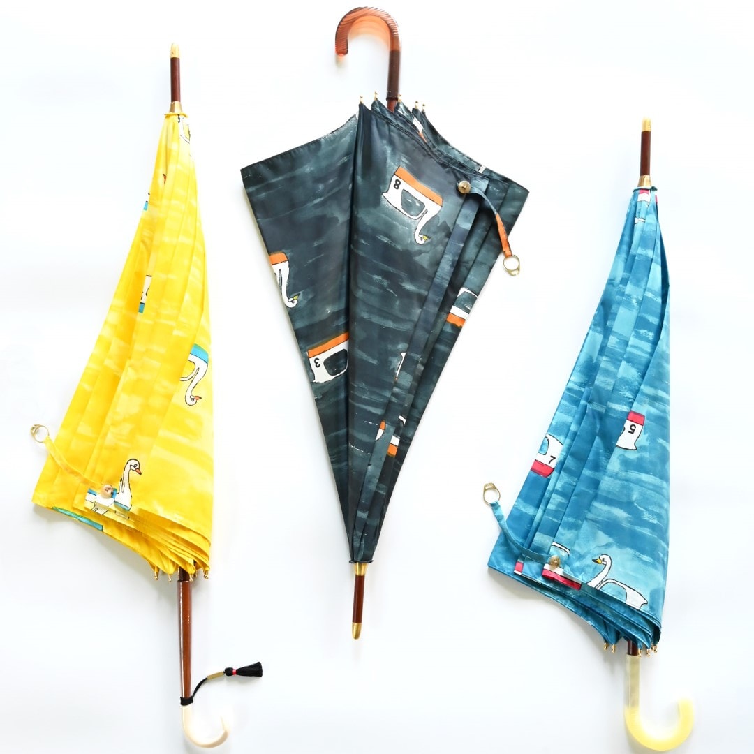 銀座】イイダ傘店 展示販売会 傘の雨 〜It's Raining Umbrellas